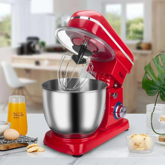 Stainless Steel Bowl 6-speed Kitchen Food Stand Mixer