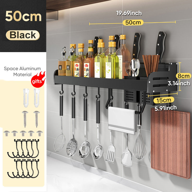 Home Kitchen Wall Mounted Spice Rack Organizer